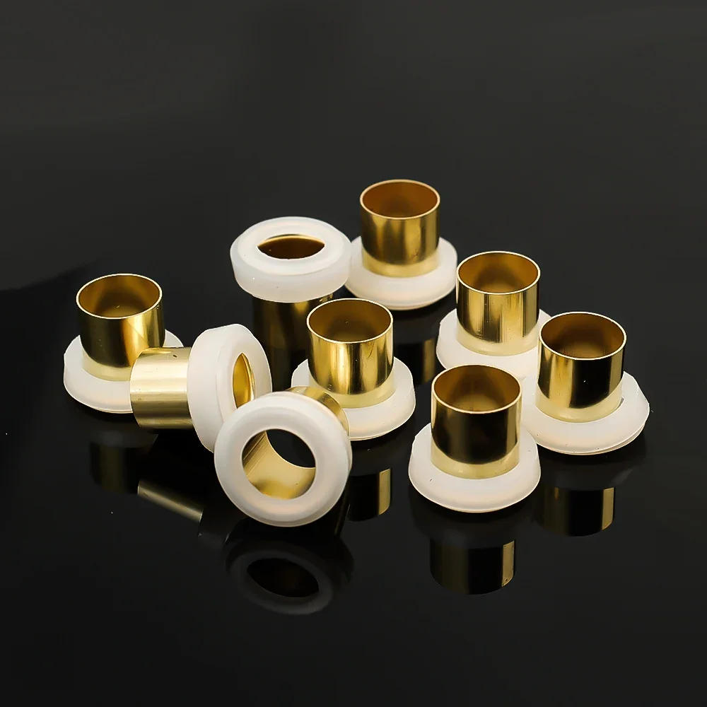 Description Picture 4 of item5-50Pcs Faucet Leak-proof Sealing Gasket Copper Core Silicone Washer Triangle Valve Threaded Hose Plugs Universal Leakage Gasket