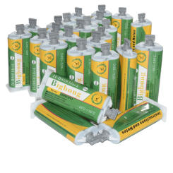 20pcs 1:1 Resin Caulk Adhesives High Temperature Black AB Glues 50ml Epoxy Adhesive for Bonding Stone Wood Metal Plastic Ceramic