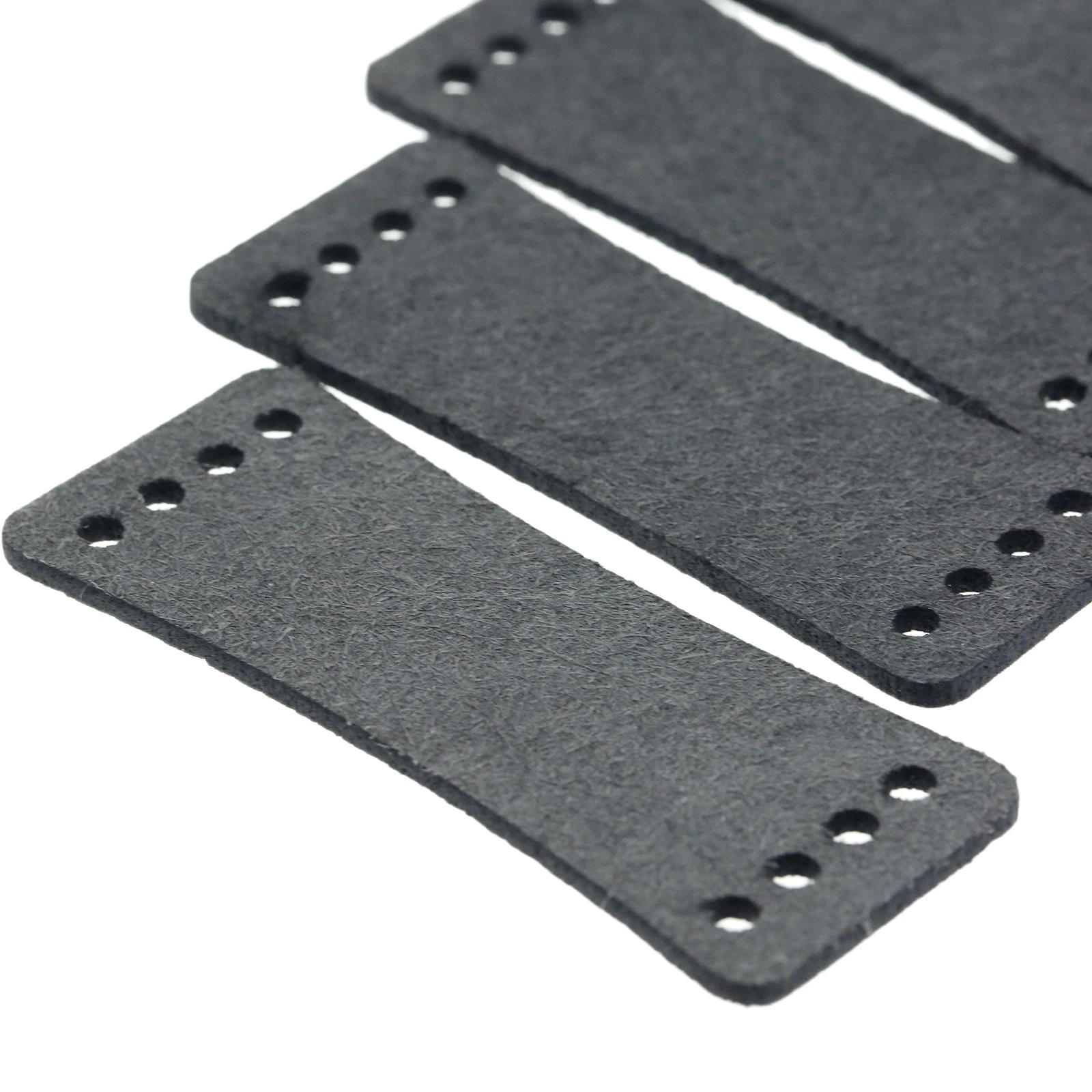 Description Picture 6 of item20/10/5 Pcs Slingshot Non-slip Pocket for Flat Rubber Band PU leather Outdoor Hunting Shooting Accessories 75mmX25mmX30mm