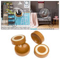 4pcs Non-Skid Furniture Wheel Caster Cups Coasters 43mm for Chair Bed Cribs