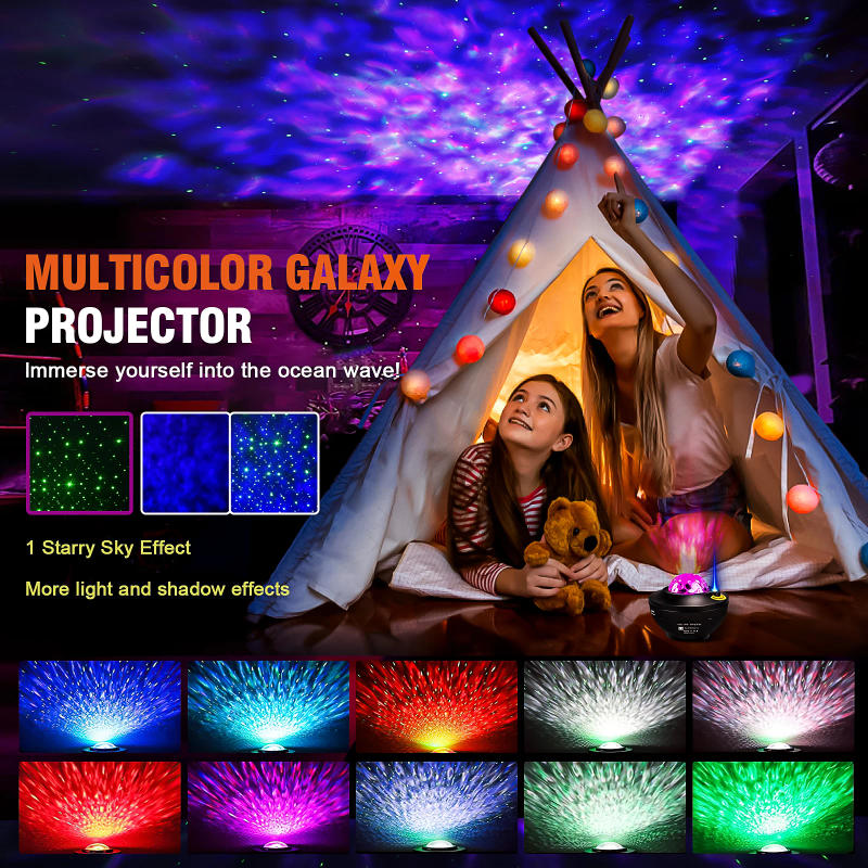 Description Picture 3 of itemStarry Projector Galaxy Night Light Child Bluetooth USB Music Player Star NightLight Romantic Ocean Projector Night Lamp Gifts