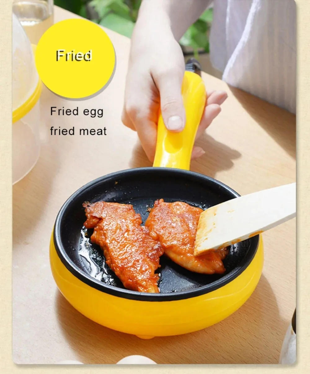 Description Picture 6 of itemMini Multicooker,Non-Stick Saucepan,Cooking Pots for Fried Eggs Steak Fried Rice,Steamer for Bun Dumpling,Kitchen Pots Offers