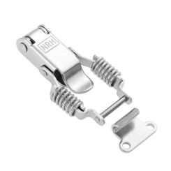 67*36mm Stainless Steel Toggle Latch Spring Hasp Latch Lock Buckle For Doors Cabinets Tool Boxes Lockers Furniture Fittings 1PC