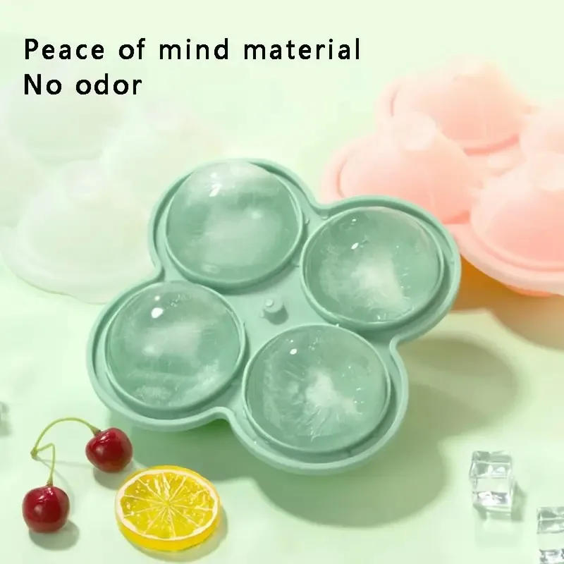 Description Picture 6 of item1pc Large Silicone Ice Cube Trays - Easy-Release, No Leakage, Perfect for Whiskey, Cocktails, Juice, and Parties