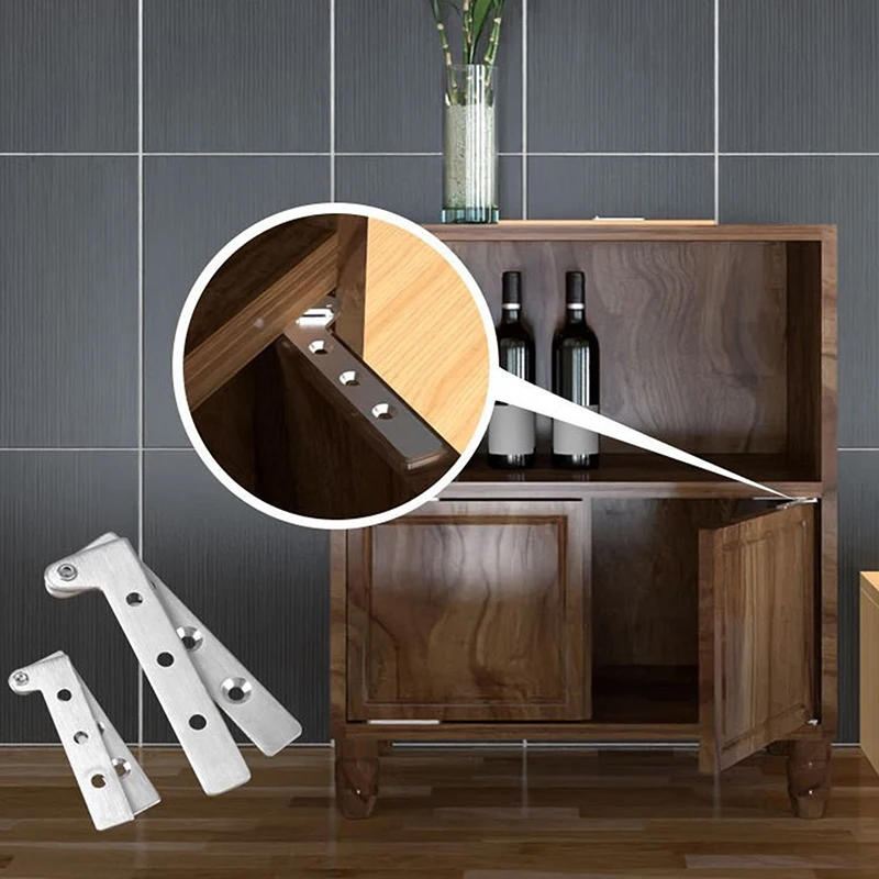 Description Picture 2 of itemStainless Steel Connector Door Hinge For Kitchen Cabinet Furniture Supplies Hidden Hinges Window Accessories Home Hardware