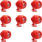 red 8pcs