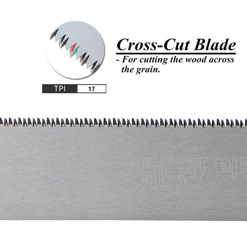Description Picture 4 of item150mm Wood Saw SK5 Steel 3-Edge Tooth 17 TPI Japanese Saw Flush Cut Trim Saw for Woodworking