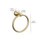 Gold Towel Ring