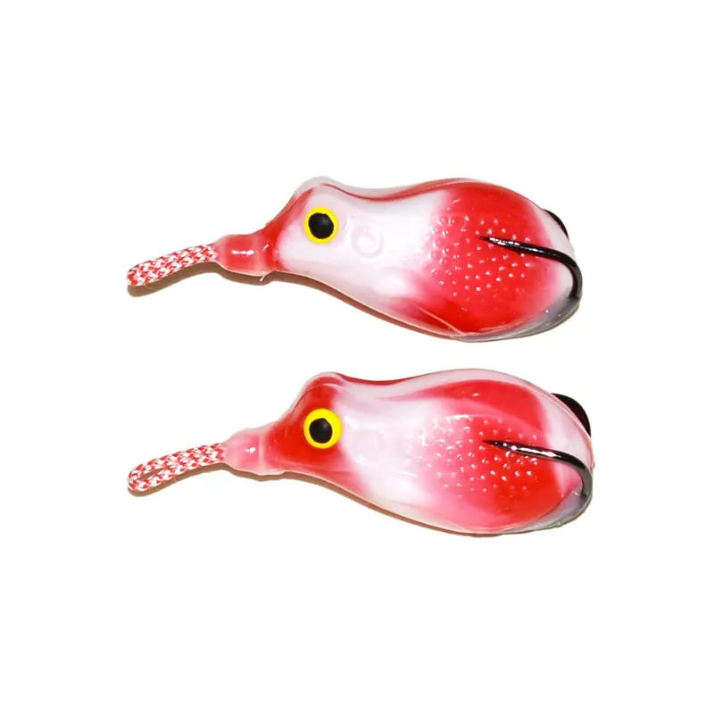 Description Picture 3 of itemTopwater Soft Frog Fishing Lures Crank Baits Head Bass Carp Pike Fishing Bait Soft Ray Frog Artificial Soft Bait SharpHooks