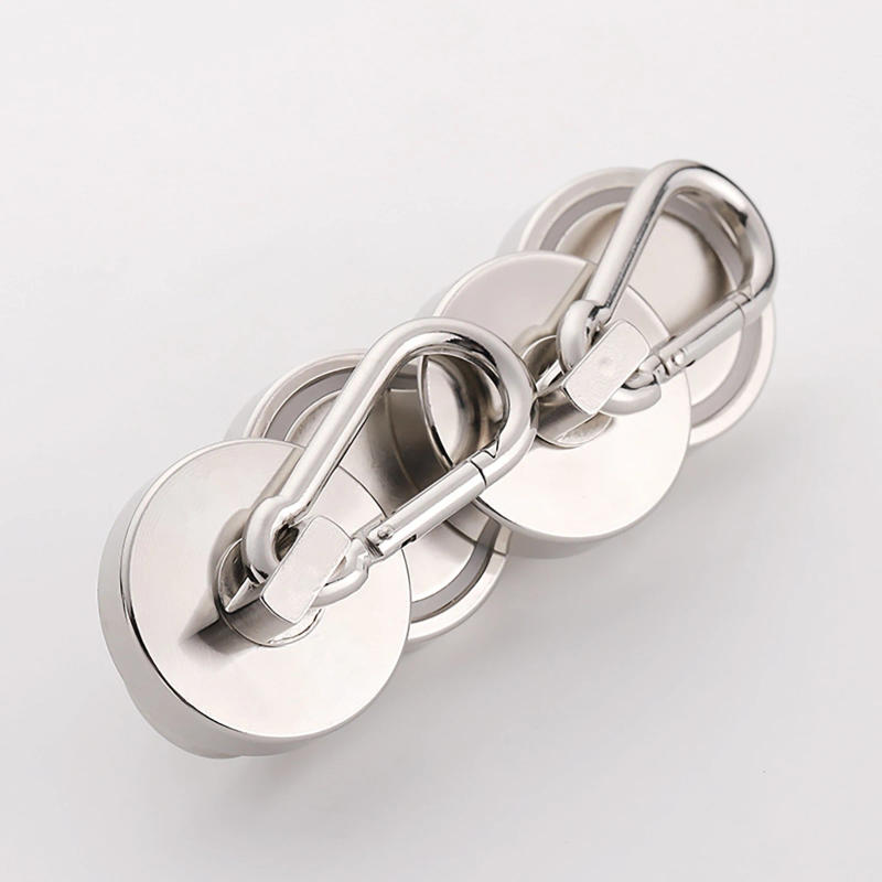 Description Picture 5 of itemHeavy Duty Magnetic Hooks Metal Snap Magnet Mountaineering Buckle for Outdoor Camping Light Hook UD88