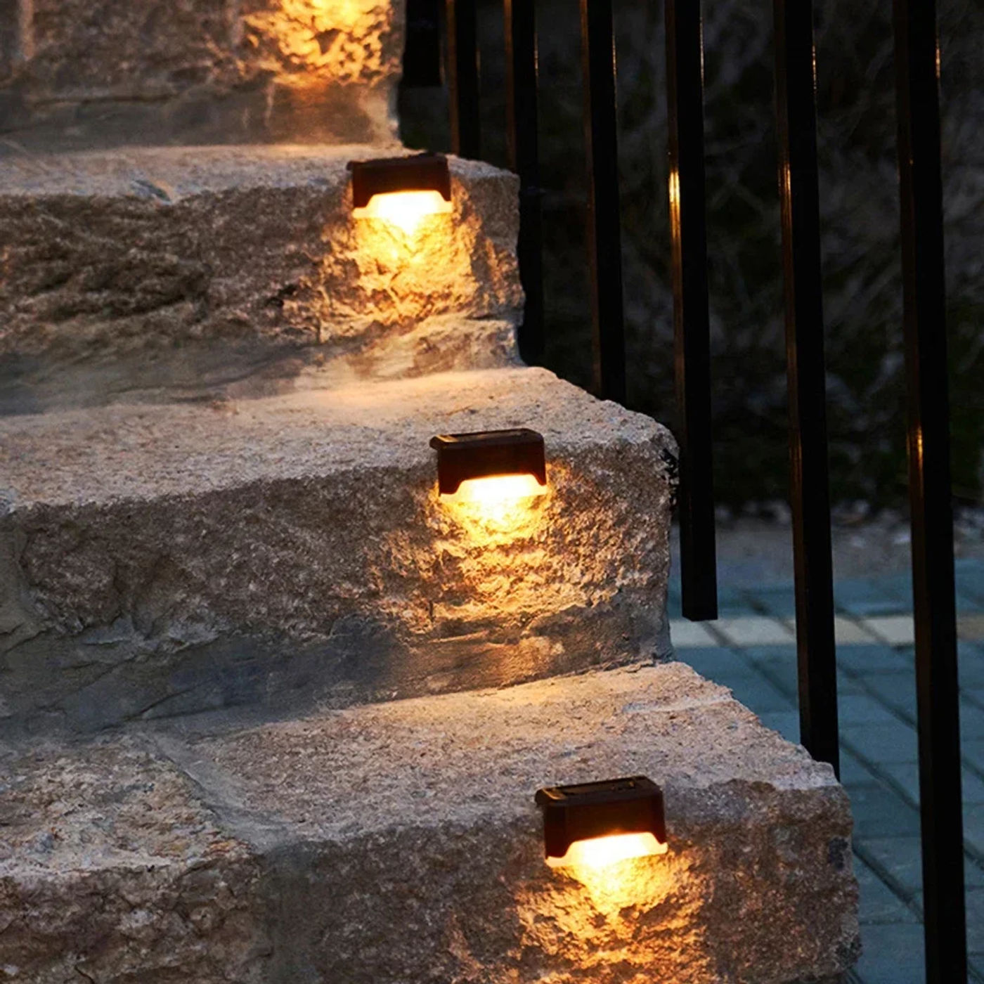 Description Picture 4 of itemStair LED Solar Lamp IP65 Waterproof Outdoor Garden Light Pathway Yard Patio Steps Fence Lamps Garden Decor Solar Light