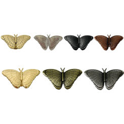 Butterfly Shape Furniture Handles Drawer Handles Knobs Wardrobe Cabinet Pulls Zinc Alloy Kitchen Cupboard Furniture Hardware