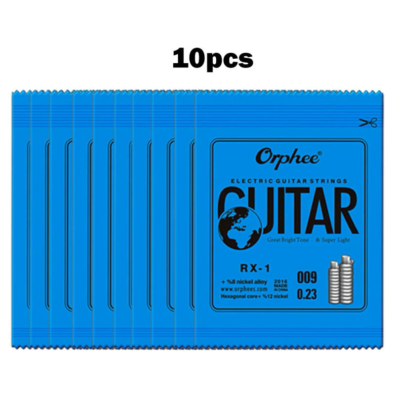 Description Picture 4 of item10PCS Orphee Single Strings For Electric Guitar 1st E-String(.009) Replacement High-carbon Steel String Guitar Parts
