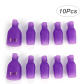 10pcs Purple Toe