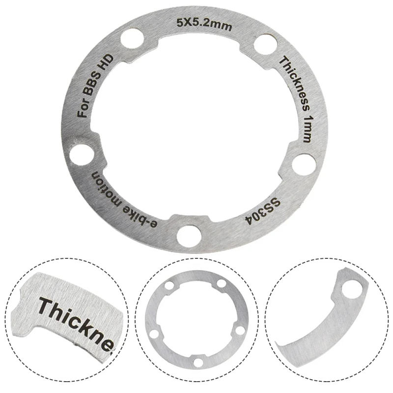 Description Picture 5 of itemChain Ring Washer  Electric Bicycle Chain Ring Washer For BAFANG For BBSHD Ebike Accessories Chain Ring Offset Correction Spacer