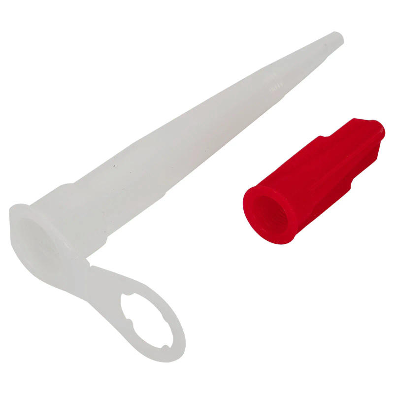 Description Picture 4 of item5set Silicone Tube Nozzle Cap Replacement Tips Caulk With Red Nozzle Cartridge Spare For Sealing And Preserving