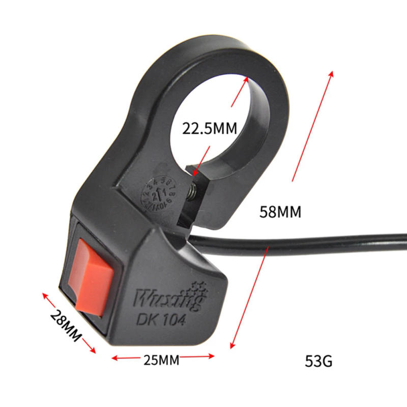 Description Picture 2 of itemElectric Bike On/off Switch Forward Backward Switch Button Universal For Head Lamp Speed Assist Scooter Accessories