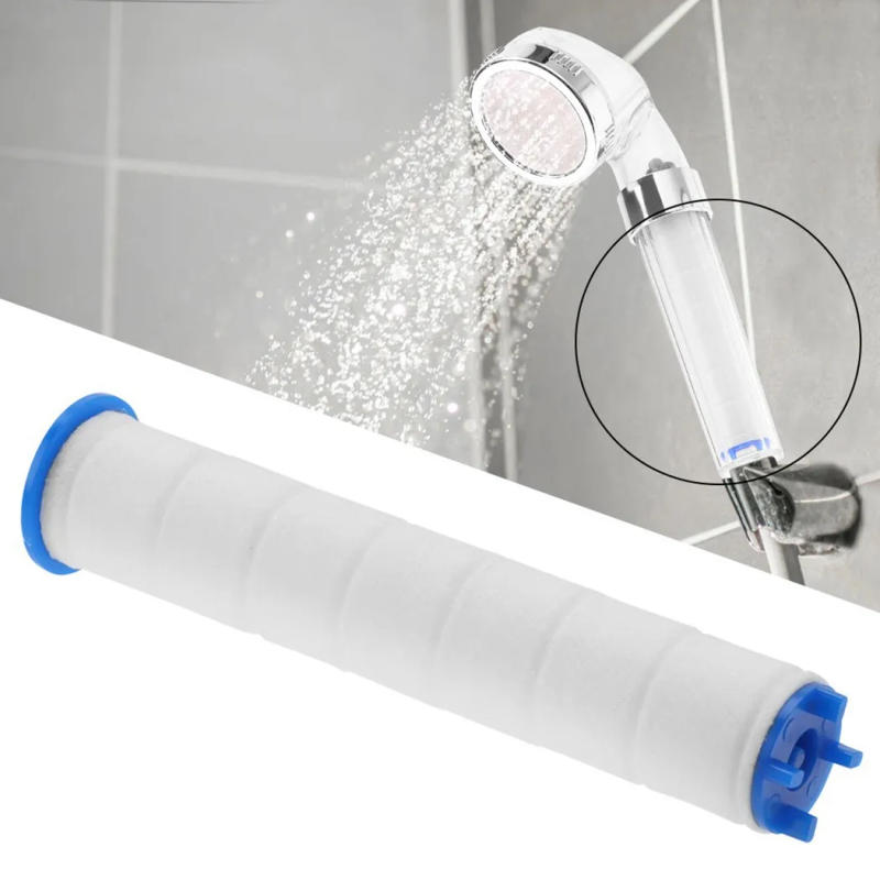 Description Picture 2 of item5PCS Shower Head Filters PP Cotton Negative Ions Pressurized Handheld Bathroom Showering 11.5*2.5cm Shower Heads