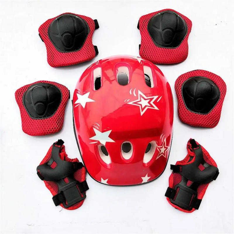 Description Picture 2 of itemChildren's Roller Skating Helmet 5-10 Years Child Protective Gear Set Kids Balance Bike Knee Pads Skateboard Equipment Helmet