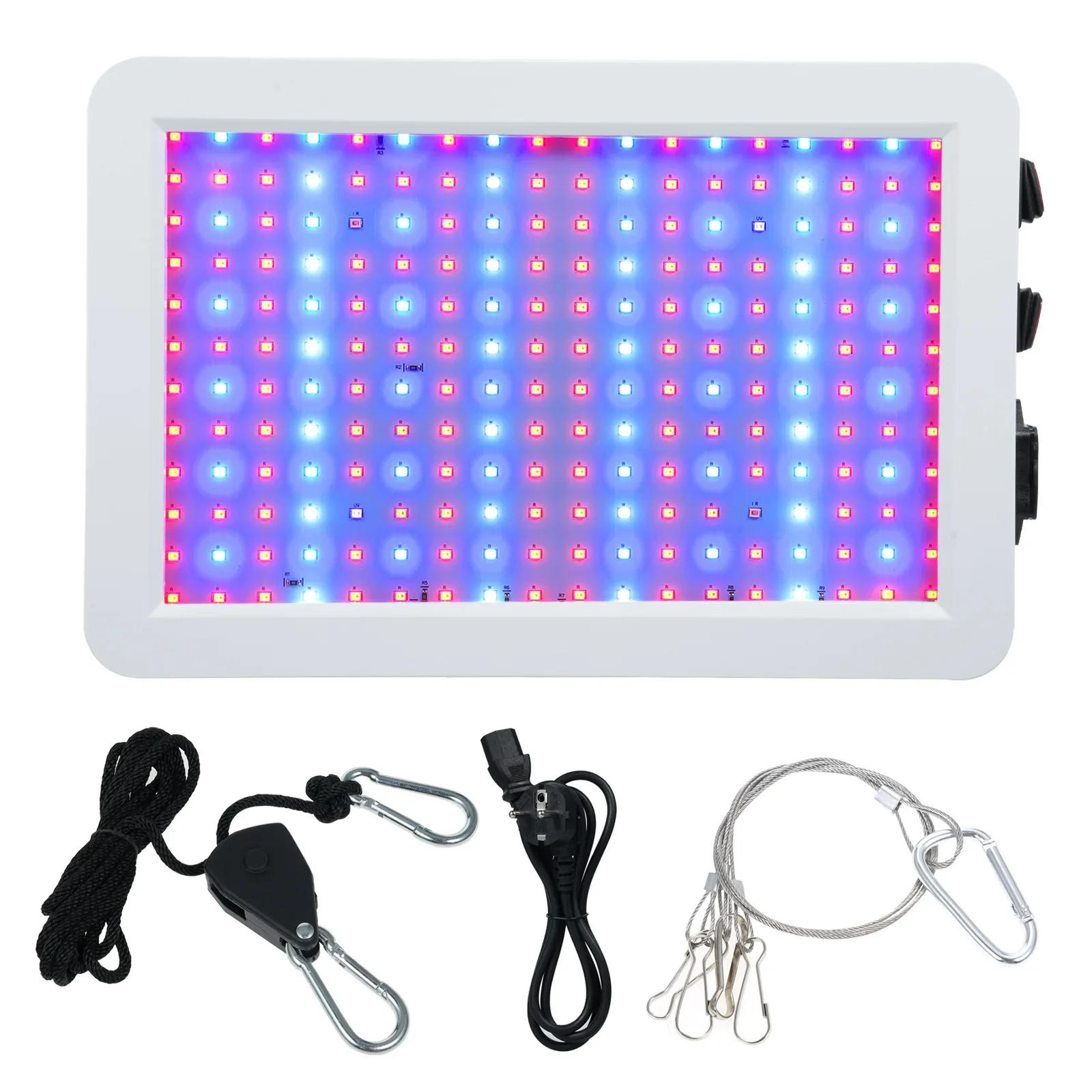 Description Picture 2 of itemNewest 216/312 Leds Full Spectrum LED Growing Light IP65 Plant Bulbs Hydroponic Lamp Greenhouse Lamps Flower Growth Lighting Box