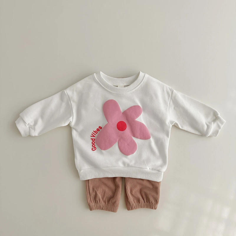 Description Picture 5 of item2PCS/Set Autumn Baby Boys Clothes Casual Set Prints Sweater+Corduroy Pants Kids Clothing Baby Girls Outfit Cotton Suit