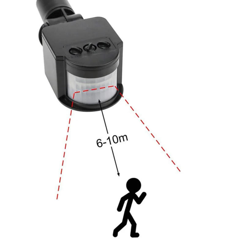 Description Picture 6 of itemSensor Detector Light Switch Wall Human Body Inductive Switch for Solar Spotlight Flood Light DC3.7V 5V 12V 24V
