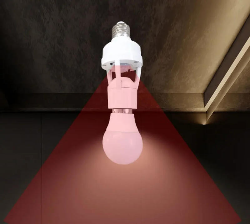 Description Picture 4 of itemE27 Socket Converter With PIR Motion Sensor Ampoule LED E27 Lamp Base Auto ON OFF Switch Light Bulb Lamp Holder AC 85-265V