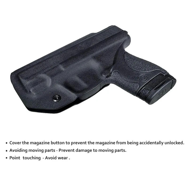 Description Picture 5 of itemKYDEX IWB Holster for Smith&Wesson M&P S&W Shield 2.0 9x19mm .40 9mm Caliber Pistol Holsters Right Hand Concealment Case