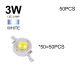 3W White 50PCS