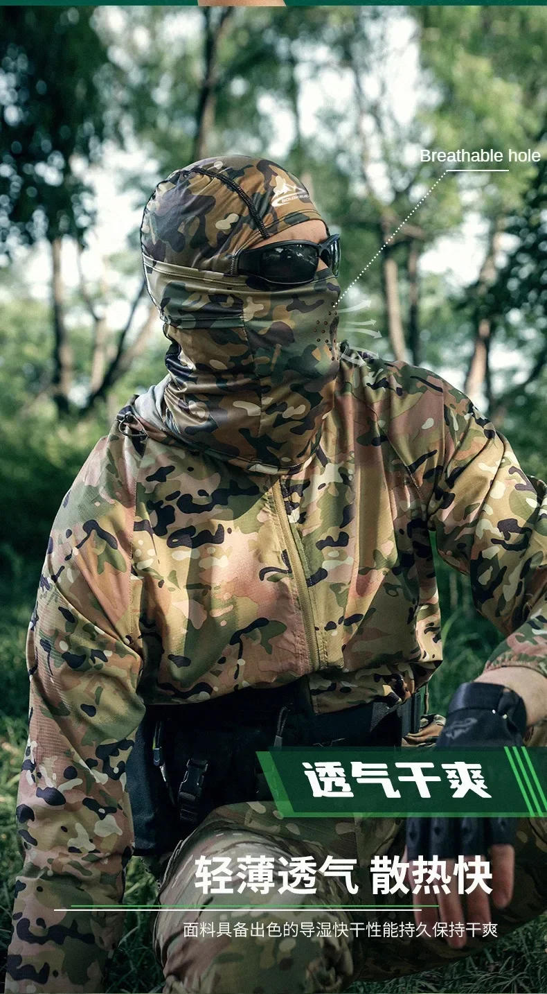 Description Picture 6 of itemHiking Scarves Mask Cycling Balaclava Full Cover Face Mask Cap Quick Dry Lycra Sun Ultra UV Protection Outdoor Ski Hunting