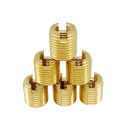 2 ~ 10 pcs M2 M3 M4 M5 M6 M8 M10 M12 M14 Self Tapping Thread Insert Self Tapping Screw Bushing Slotted Type Thread Repair Inset