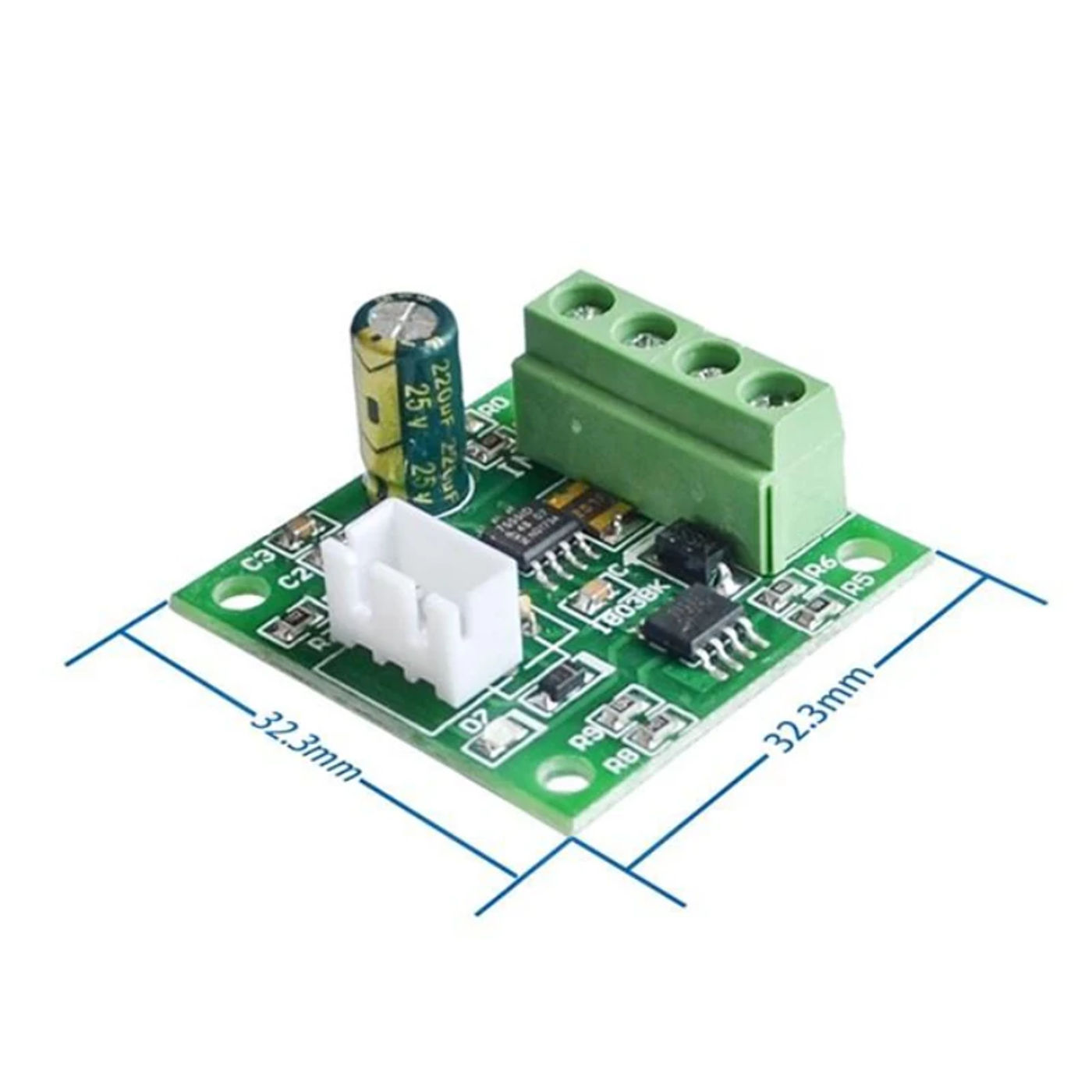 Description Picture 3 of itemHigh Precision 1.8V 3V 5V 6V 9V 12V PWM DC Motor Speed Controller Fuse 2A Over Current Protection with Knob Potentiometer Switch