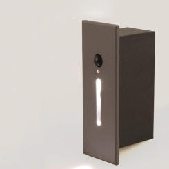 Led Light Sensor Step Lamp Ladder Recessed Wall Light Stairs AC85-265V Wall Lamp Corridor Lighting Stair Light Motion