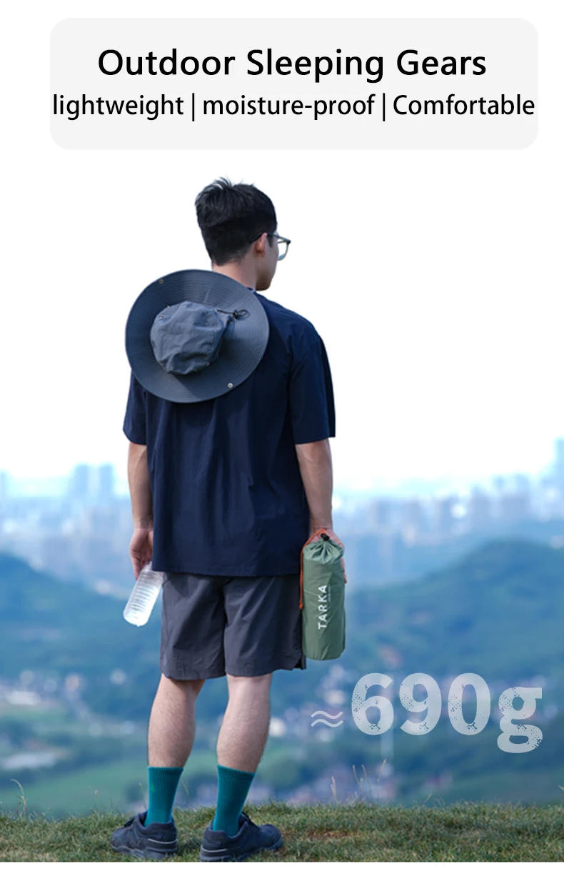 Description Picture 3 of itemTARKA 2m Lengthen Inflatable Mattress Outdoor Camping Self-Inflating Mats Spliceable Hiking Fishing Sleeping Pad Air Cushion