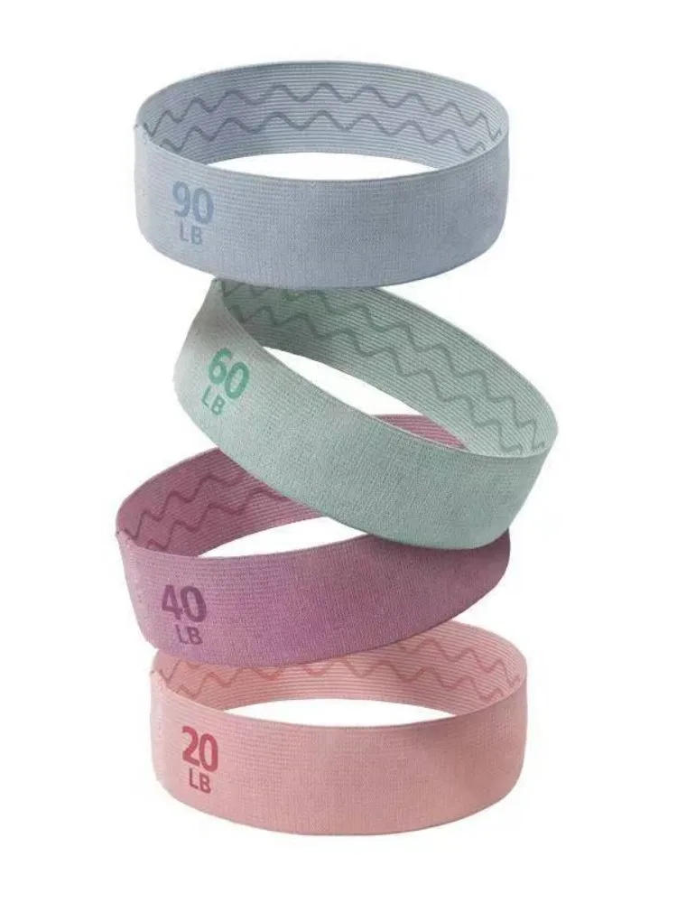 Description Picture 4 of itemFabric Elastic Bands Fitness Resistance Bands Yoga Pilates Hip Circle Expander Bands Gym Training Loops Yoga Workout Equipment