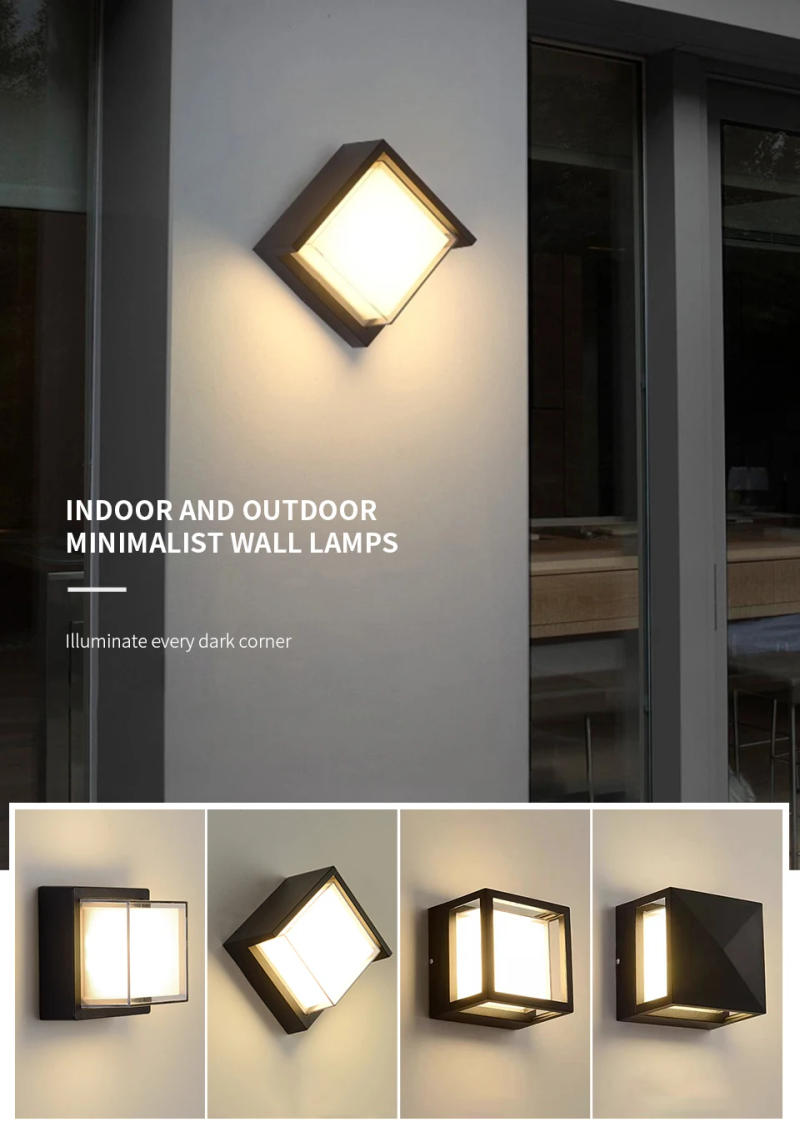 Description Picture 2 of itemLED Wall Light With Motion Sensor AC85-265V 6W 12W Light LED Spotlight For Outdoor Indoor Lighting Garden Decoration Light Focus