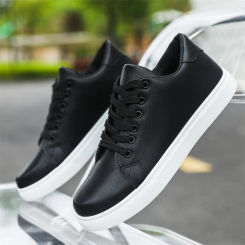 Cheap Black Men Skateboard Shoes Plus Size 46 Urban Men's Designer Sneakers Low Cut Flat Skate Shoes For Men zapatillas de skate