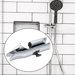 Shower Head Holder Bathroom Accessories Universal Homes for 18-25 mm Diameter Portable for Slide Bar Shower Bracket Slider Clamp