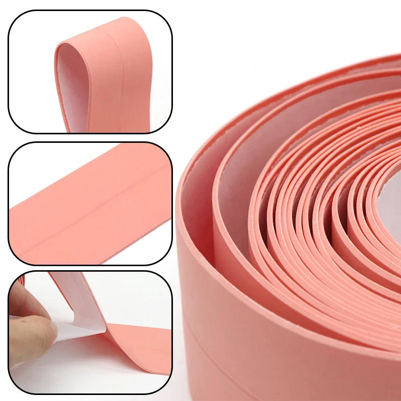 Description Picture 5 of itemPVC Sealing Strip Tape Bathroom Bath Toilet Caulk Tape Self Adhesive Waterproof Mildew Proof Tapes For Kitchen Sink Wall Corner