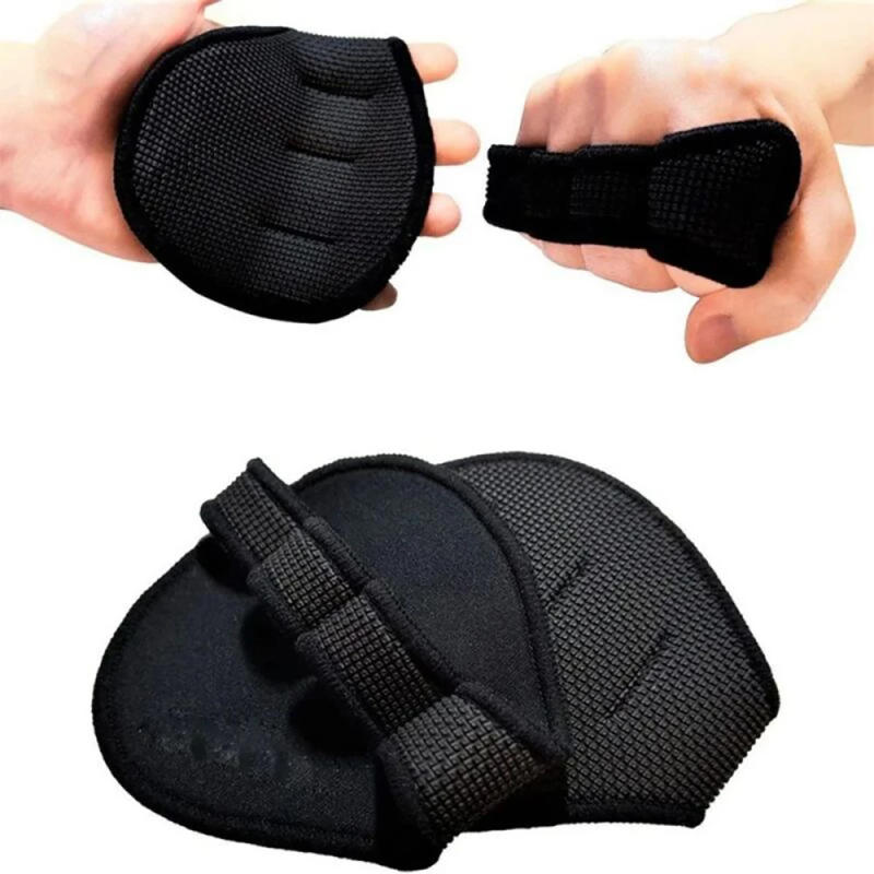 Description Picture 2 of itemHand Palm Protector Gym Fitness Gloves Half Finger Lifting Palm Dumbbell Grips Pads Weightlifting Training Glove Gym Workout