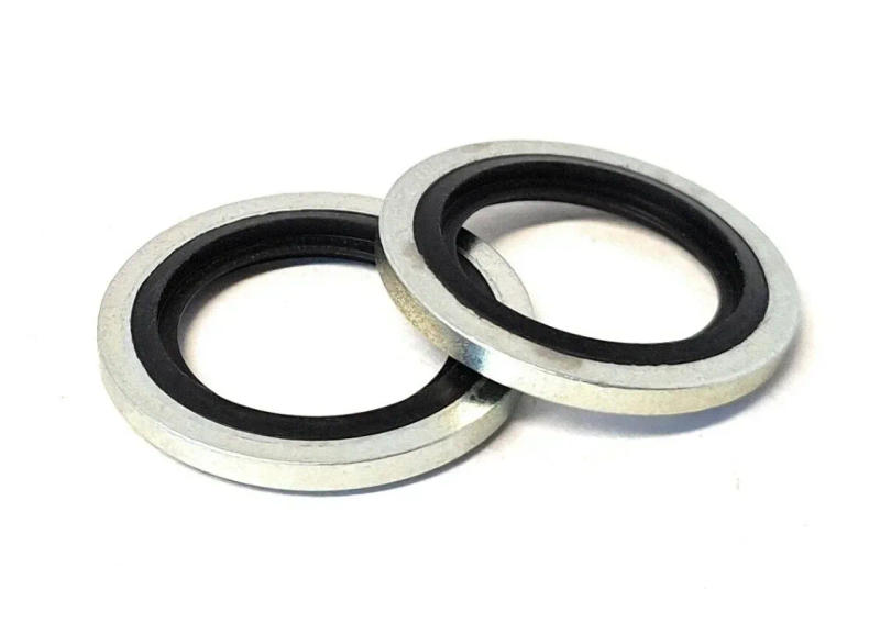 Description Picture 5 of item10pcs Zinc Plated Bonded Seal Washers Hydraulic Oil & Petrol Resistant Gaskets M6-M30 Assorted Sizes