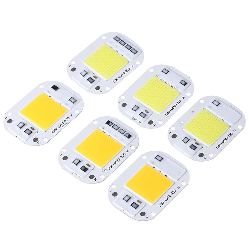 Description Picture 6 of itemLED Chip 20W 30W 50W AC110 220V Smart COB Lamp Beads LED Lamp Without Driver DIY Lampada Outdoor Chip Light Floodlight Spotlight