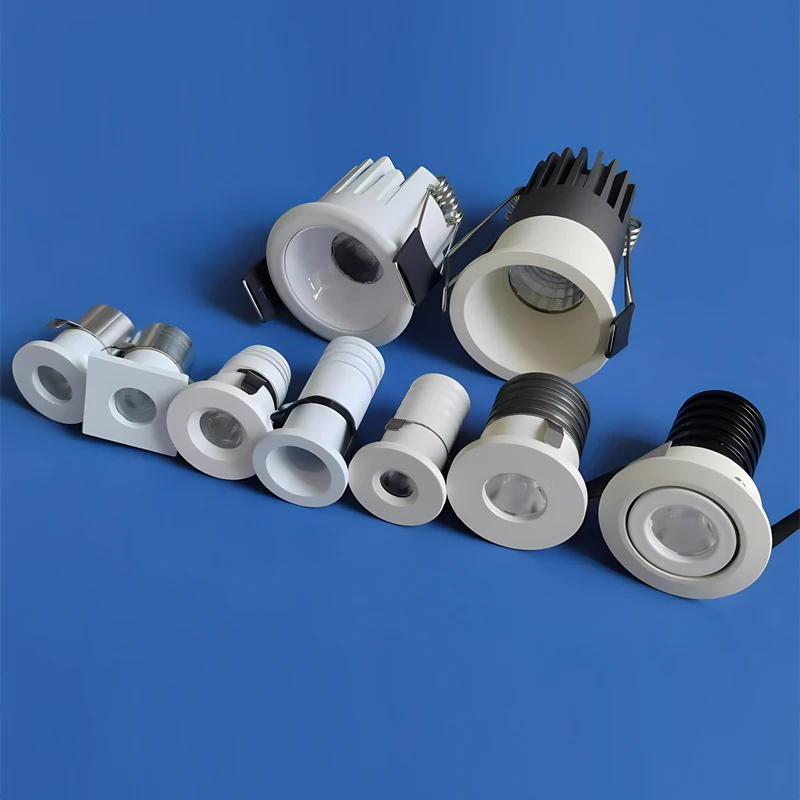 Description Picture 2 of itemSmall Spot Light 2W3W Mini LED Spotlight 12V110V220V Cutout Recessed Downlight Ceiling Lamp Showcase Display Lighting CRI≥90