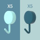light Blue dark blue