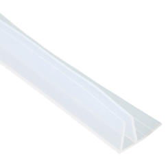 1Pc F-Shaped Seal Strip Bath Shower Screen Door Waterproof Strip Rubber 2m Length 6mm Width For Shower Sliding Glass Door