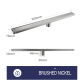Brushed Nikel 900mm