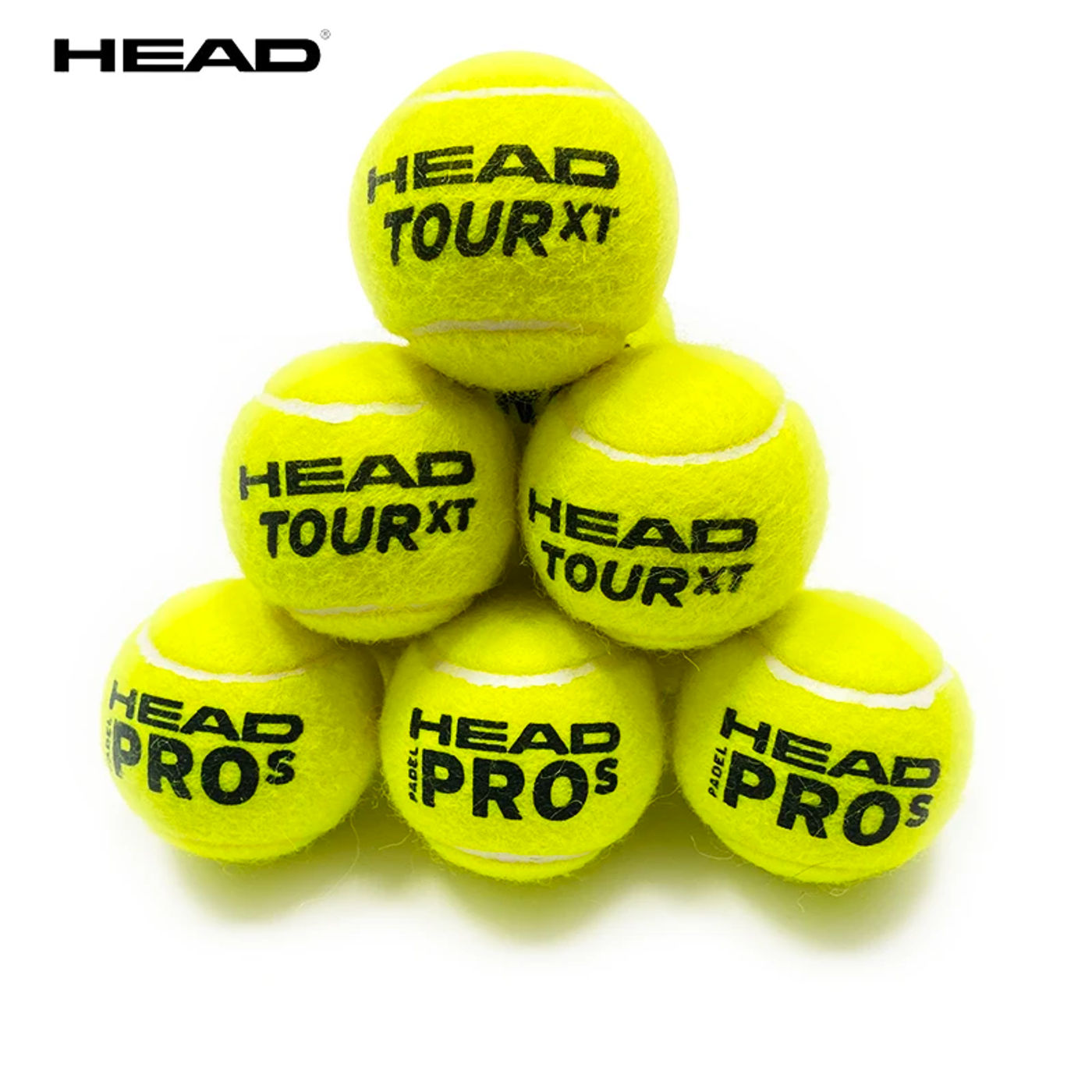 Description Picture 3 of item4/8/16 PCS HEAD Original Tennis Ball Training Balls Tenis Ball Tennis Coach Balls Trainer Pelotas Tennisballs Wool Rubber