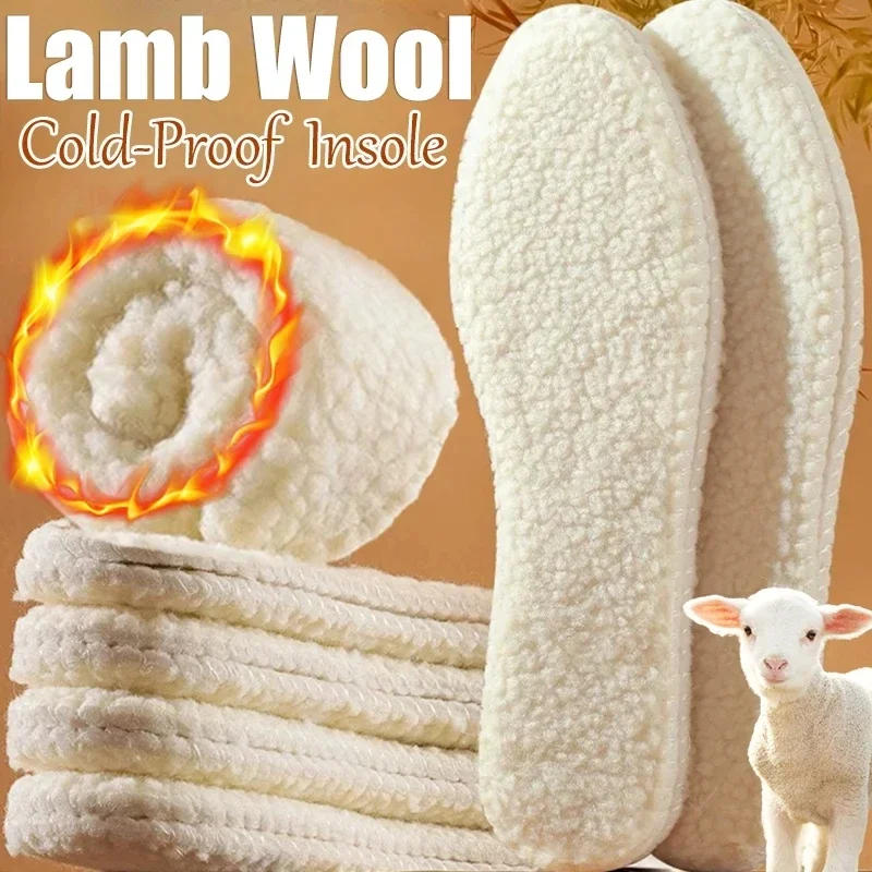 Description Picture 3 of item2/6pcs Thicken Thermal Insoles Winter Warm Heated Soft Plush Insole Shoes Snow Boots Shoe Pad Simulation Cashmere Insert Insole