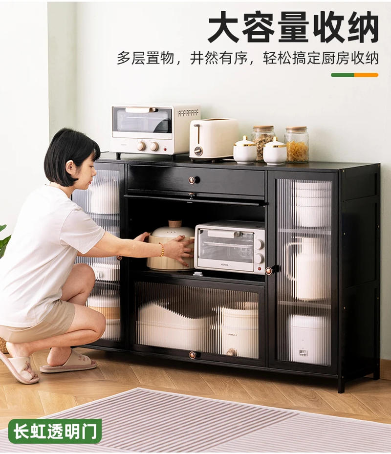 Description Picture 5 of itemAccent Nordic Kitchen Cabinet Sideboard Coffee Exquisite Storage Cabinet Buffet Cupboard Moveis Para Casa Home Furniture CY50KC