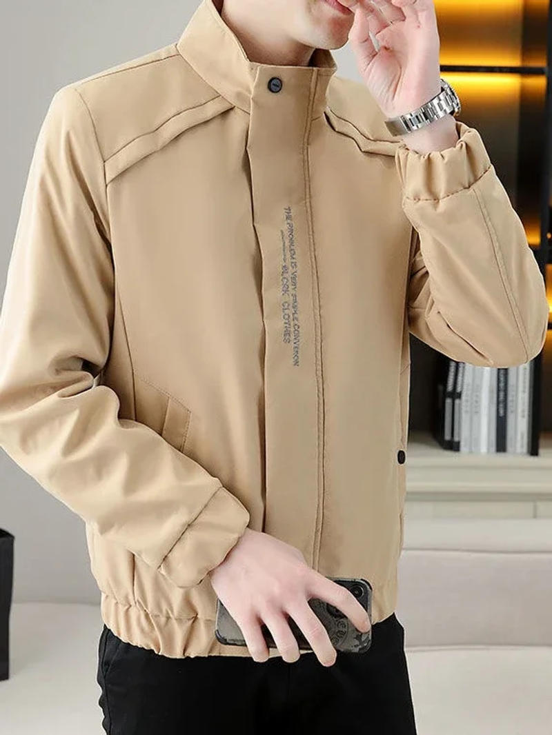 Description Picture 5 of itemMen's Down Jacket Collared Male Padded Coats Elegant Parkas Heavy Padding Casual Cheap Clothes High Quality Quilted Outerwears